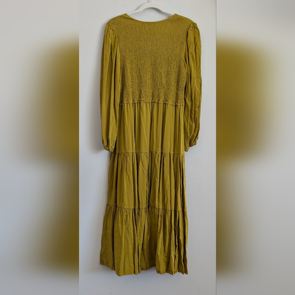 Bohme Green Long Sleeve Maxi Dress - Picture 2 of 3